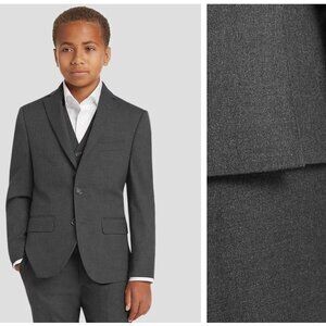 Joseph Abboud Boys Charcoal Suit Jacket with Matching Pants Boys Size 18/18H